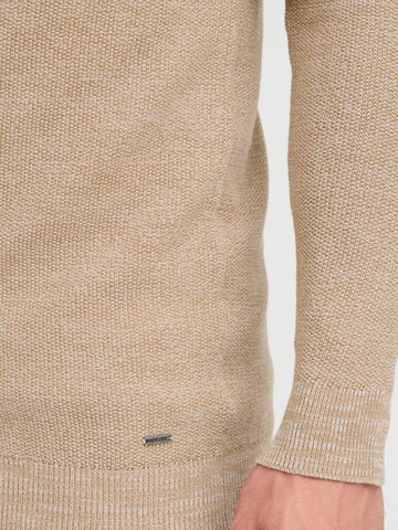 INDICODE JEANS Sweater ' Jador ' in Beige