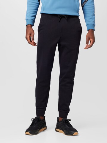 Calvin Klein Sport Tapered Pants in Black: front