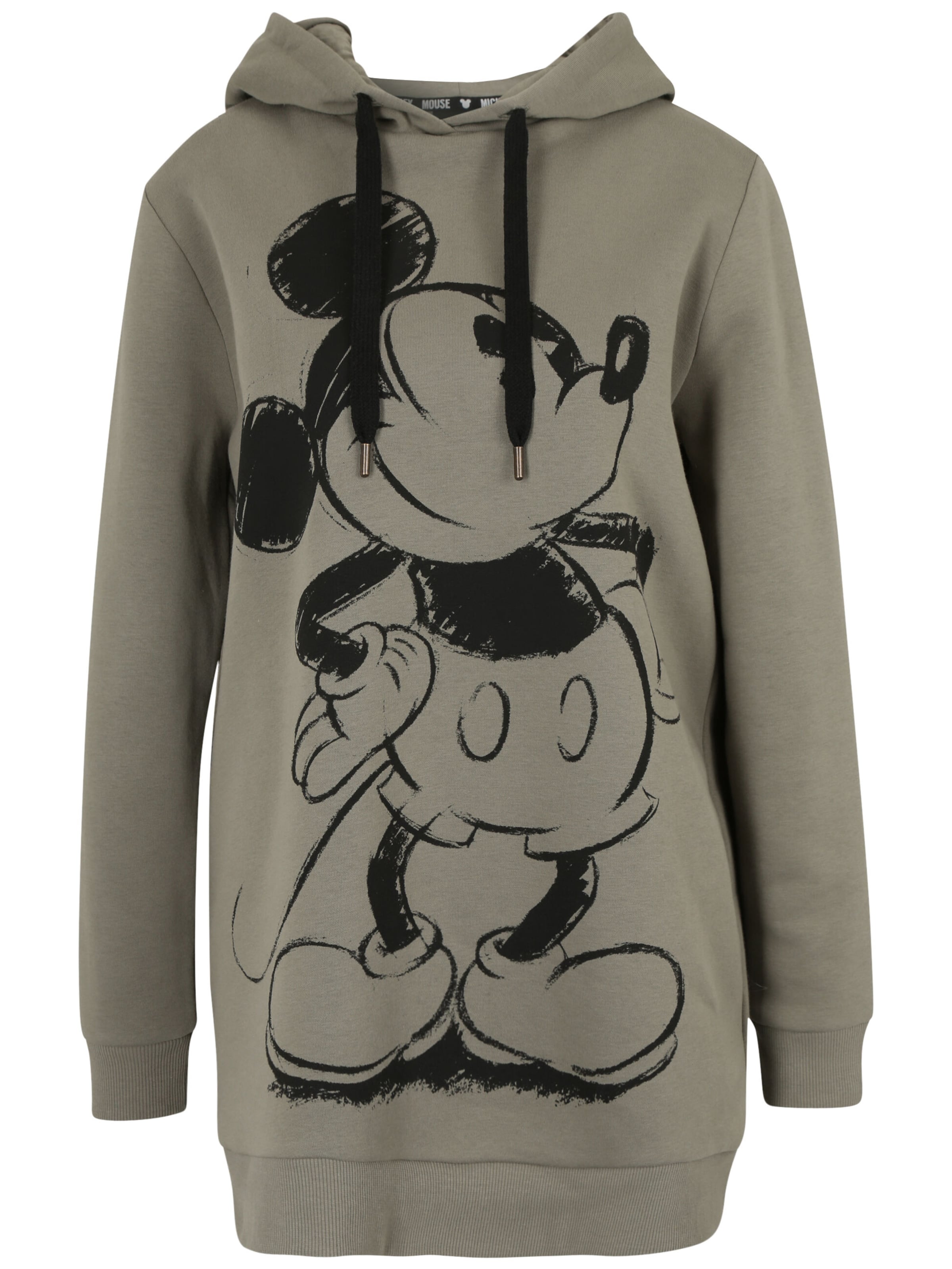 Course Sweatshirt 'Mickey Mouse Retro' in Grün: Vorderseite