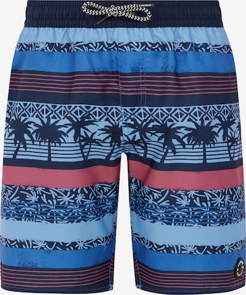 PROTEST Board Shorts 'FRISBY' in Blue: front