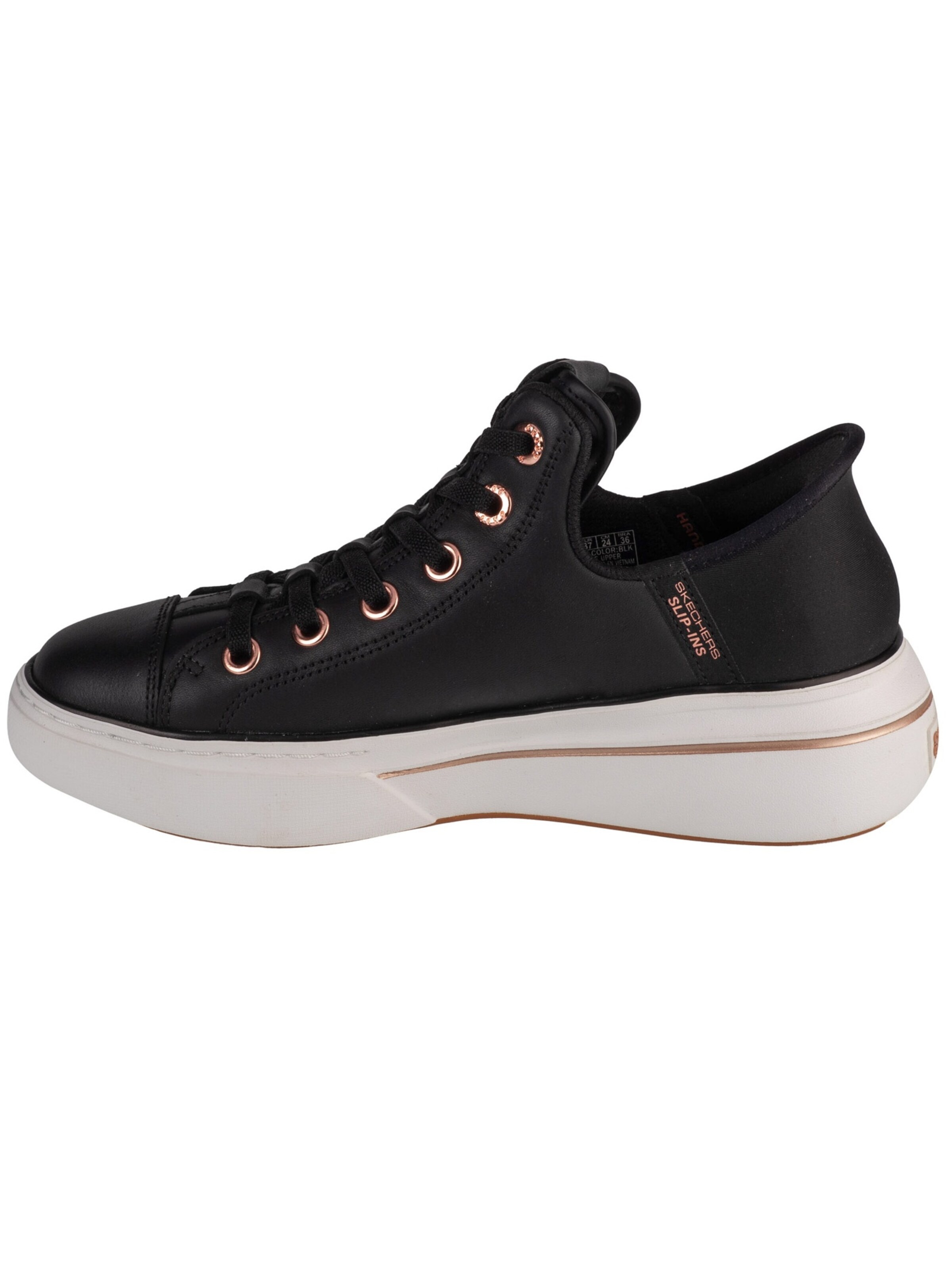 SKECHERS Slip-on 'Skechers Slip-Ins: Snoop One - OG Leather' in Zwart