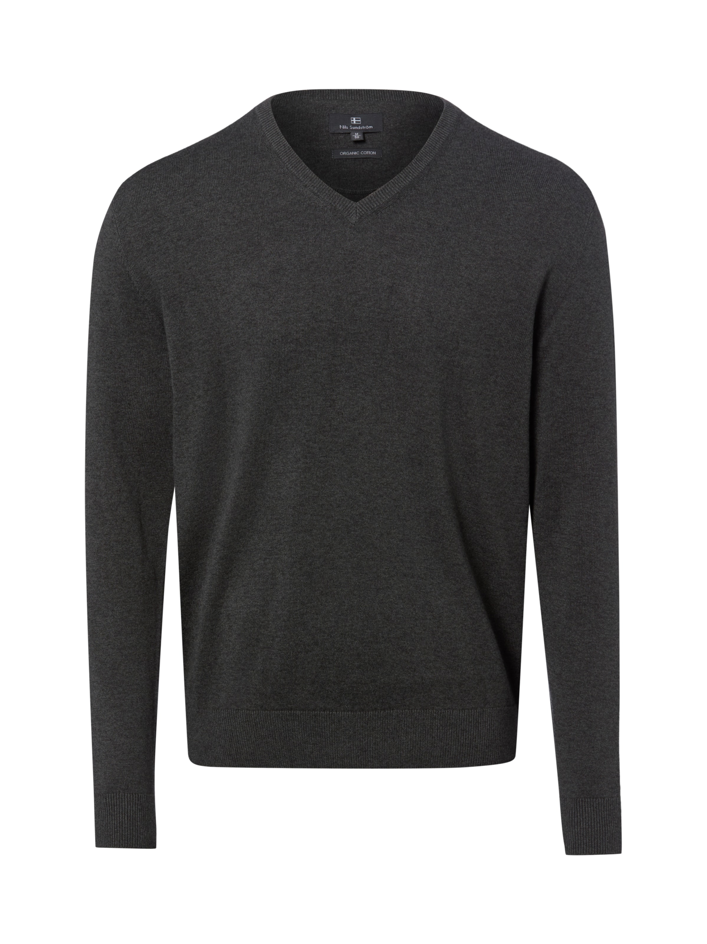 Pull-over Nils Sundström en gris : devant