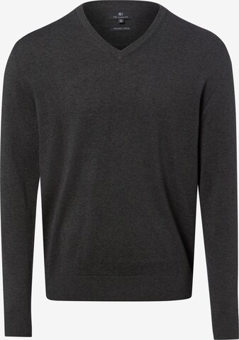 Pull-over Nils Sundström en gris : devant