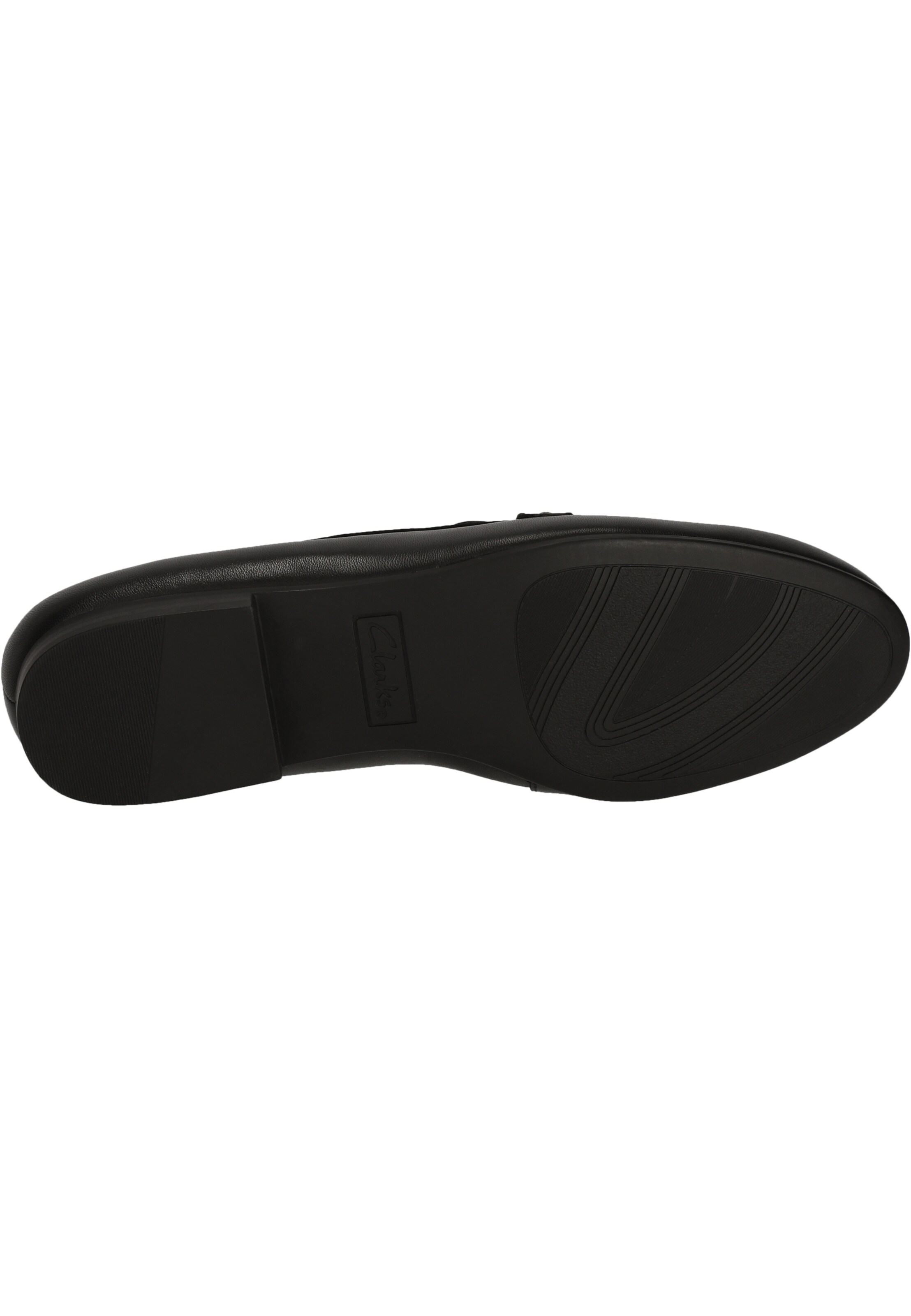 CLARKS Slipper 'Tamna Trim' in Schwarz