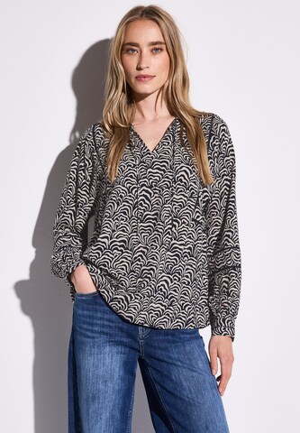 STREET ONE Tunic in Black: front