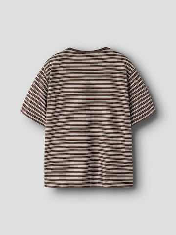 NAME IT Shirt 'NKMKRISTIAN' in Brown