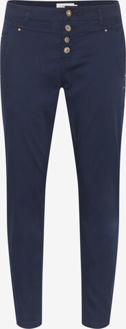 Cream Slim fit Jeans 'Paula' in Blue: front