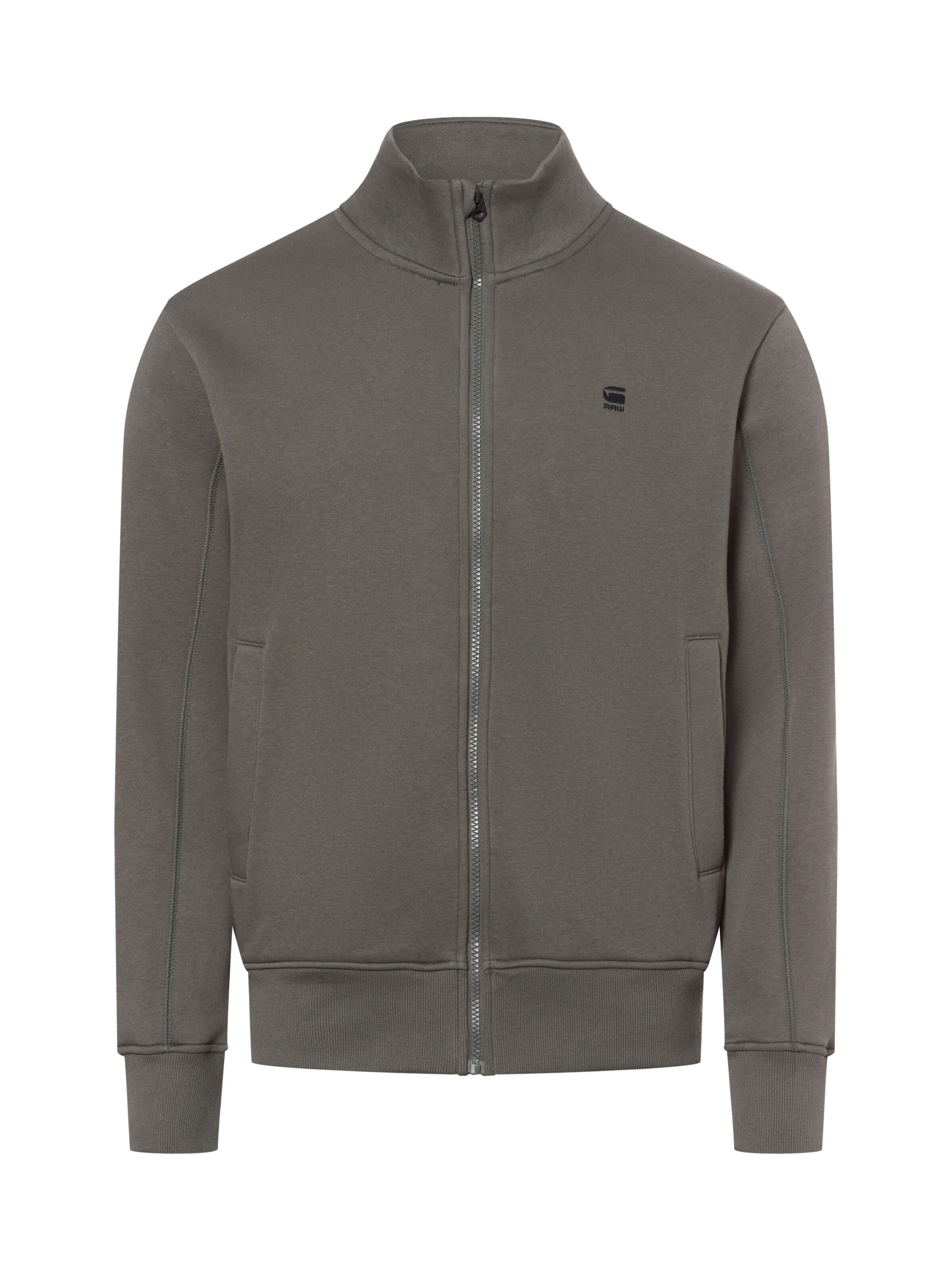 G-STAR Sweatjacke in Grau: Vorderseite