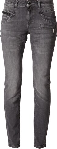 Miracle of Denim Skinny Jeans 'Suzy' in Grijs: voorkant