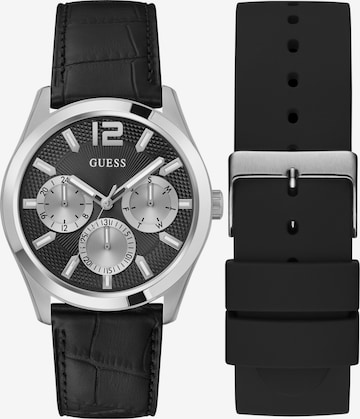 GUESS Zegarek analogowy 'Zen' w kolorze czarny: przód
