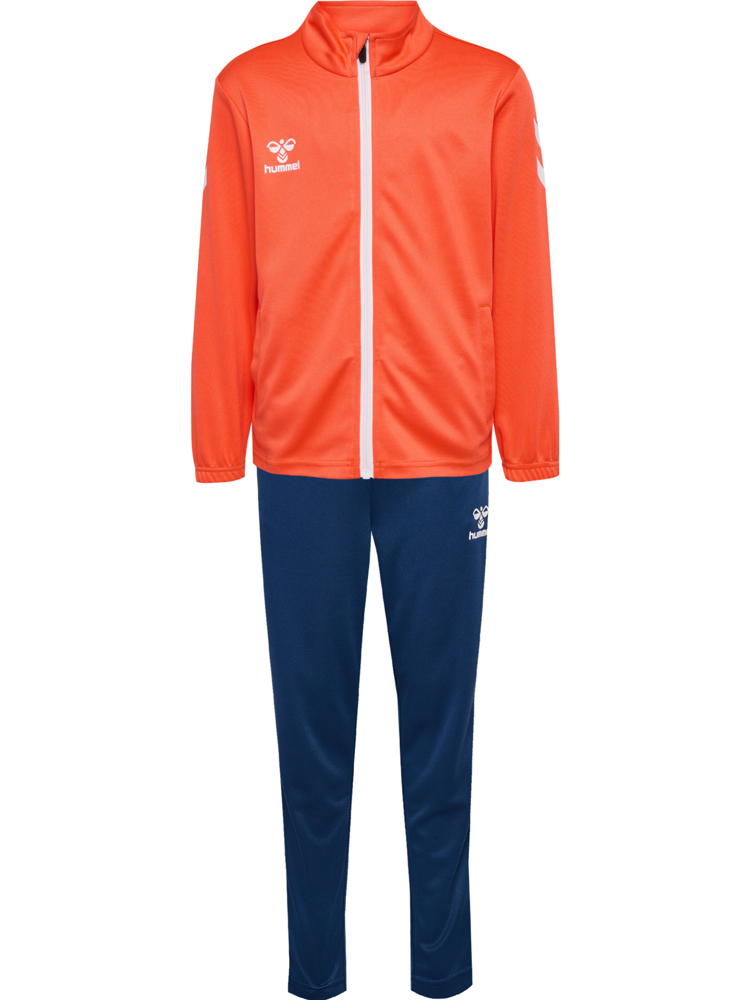 Hummel Trainingsanzug in Orange: Vorderseite