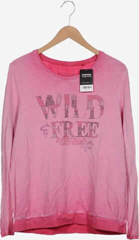 Soccx Sweatshirt & Zip-Up Hoodie in XL in Pink: front