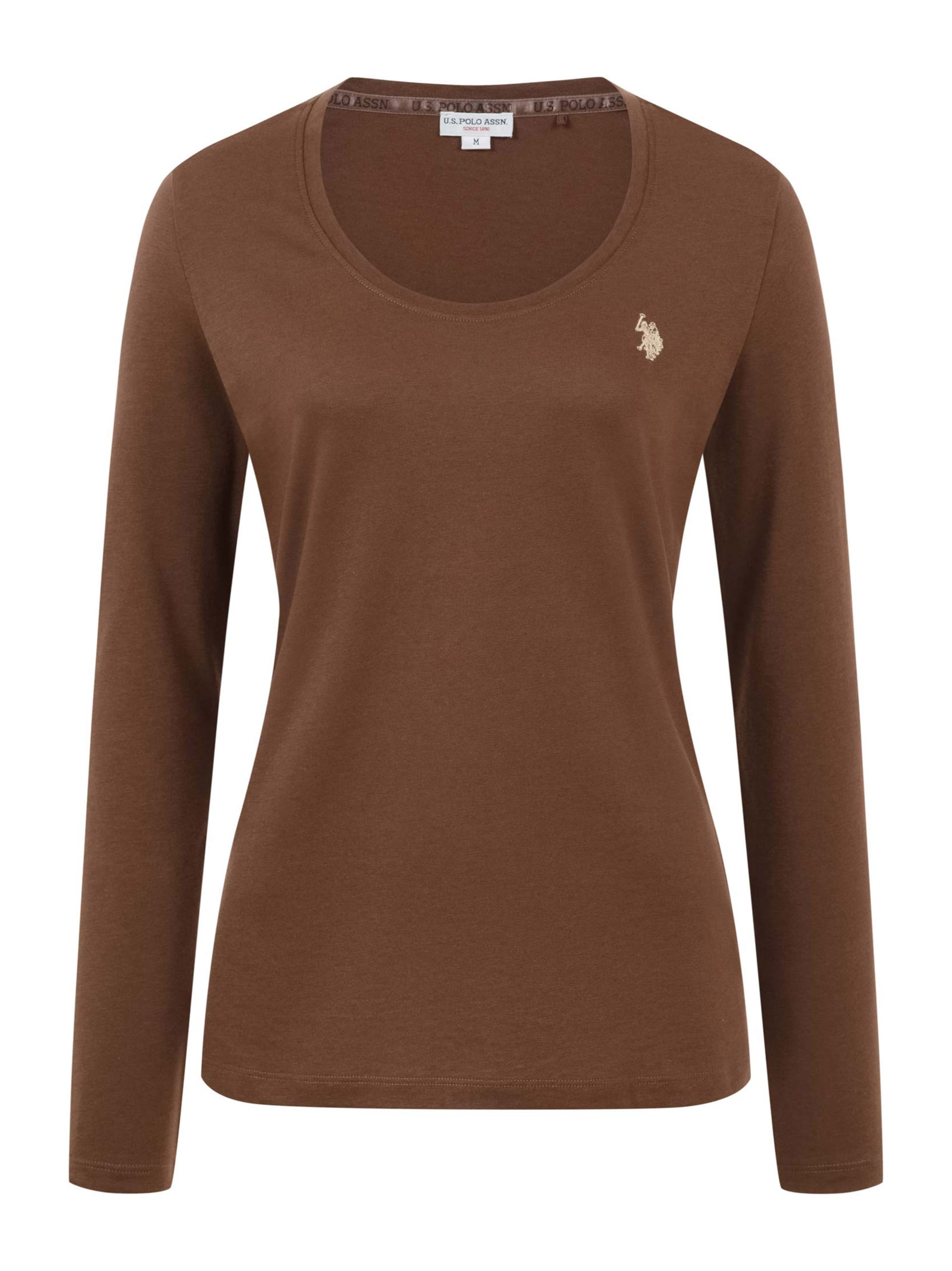 U.S. POLO ASSN. Shirt in Brown: front