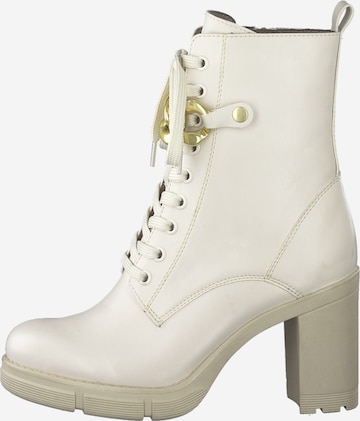 MARCO TOZZI Lace-Up Boots in Beige