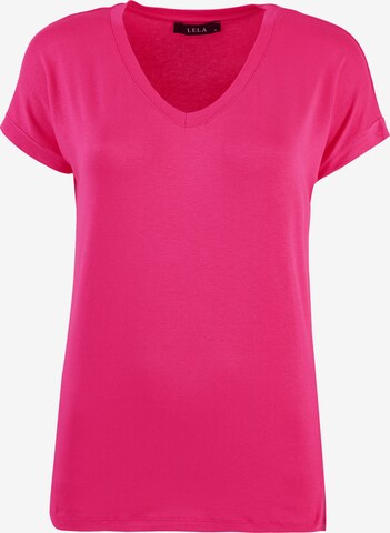 LELA Shirt 'Grundes' in Pink: front