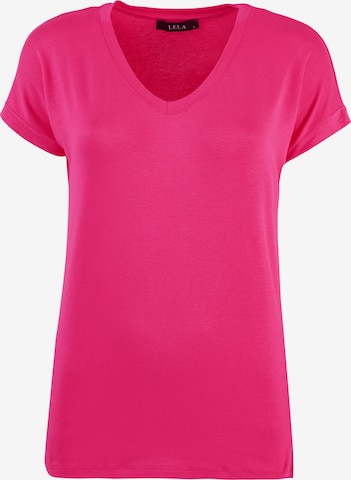 LELA Shirt 'Grundes' in Roze: voorkant