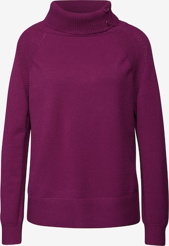 STREET ONE Sweater in Purple: front