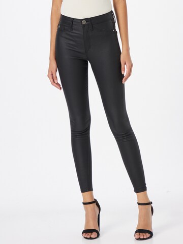 River Island - Skinny Vaquero 'MOLLY' en negro: frente