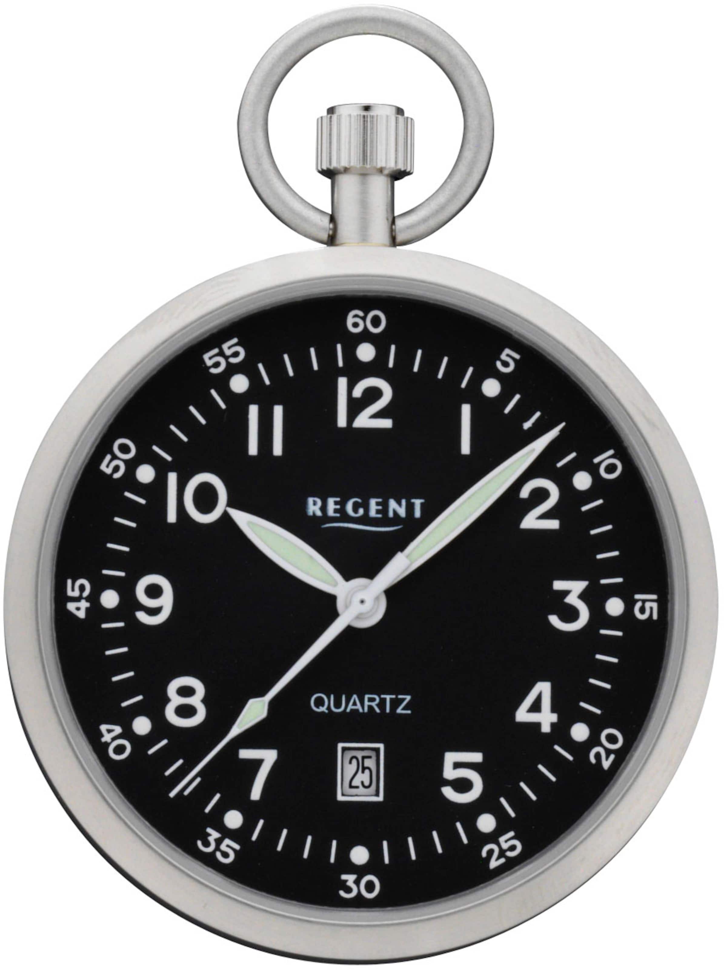 REGENT Analog Watch in Silver: front