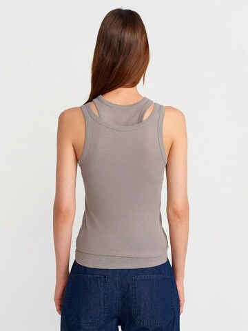 Dilvin Top in Grey