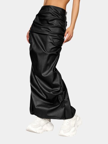 Made By Society Skirt 'Fusta STATIC HORIZON - F27228' in Black: front