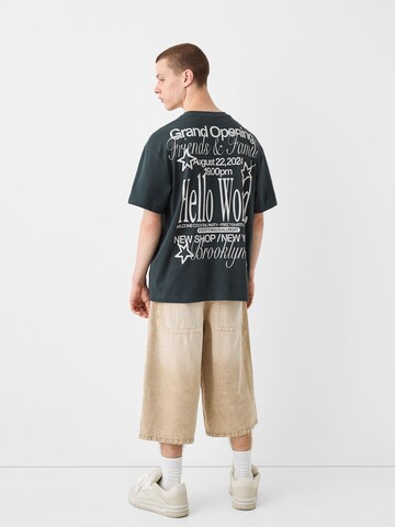 Bershka Shirt in Groen