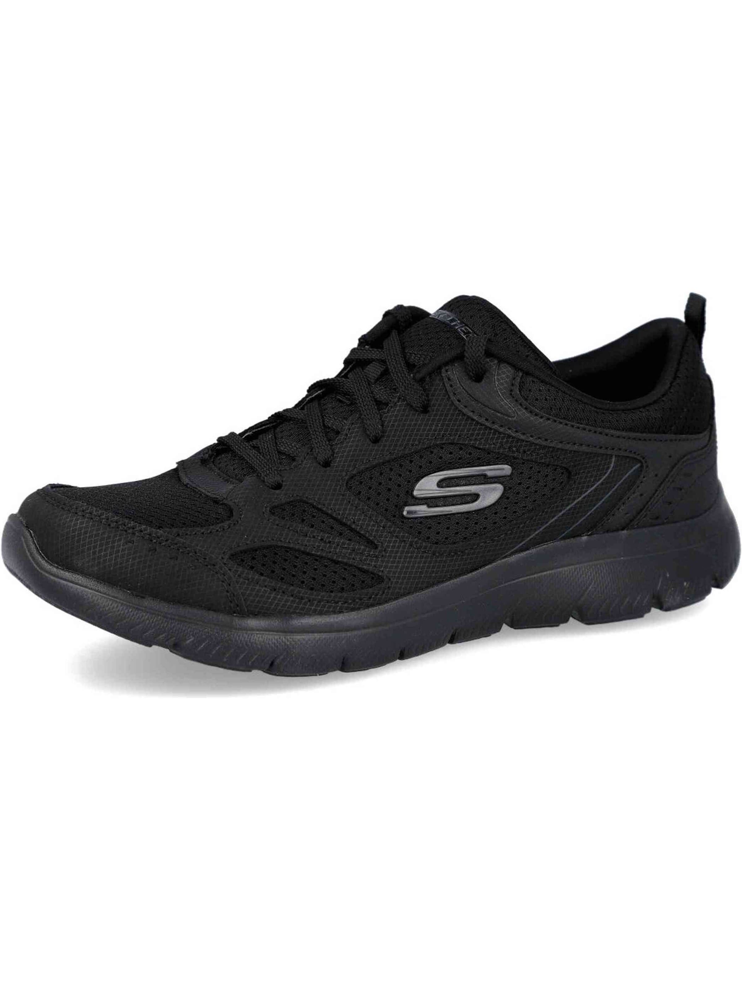Sneaker bassa '070-098874' di SKECHERS in nero: frontale
