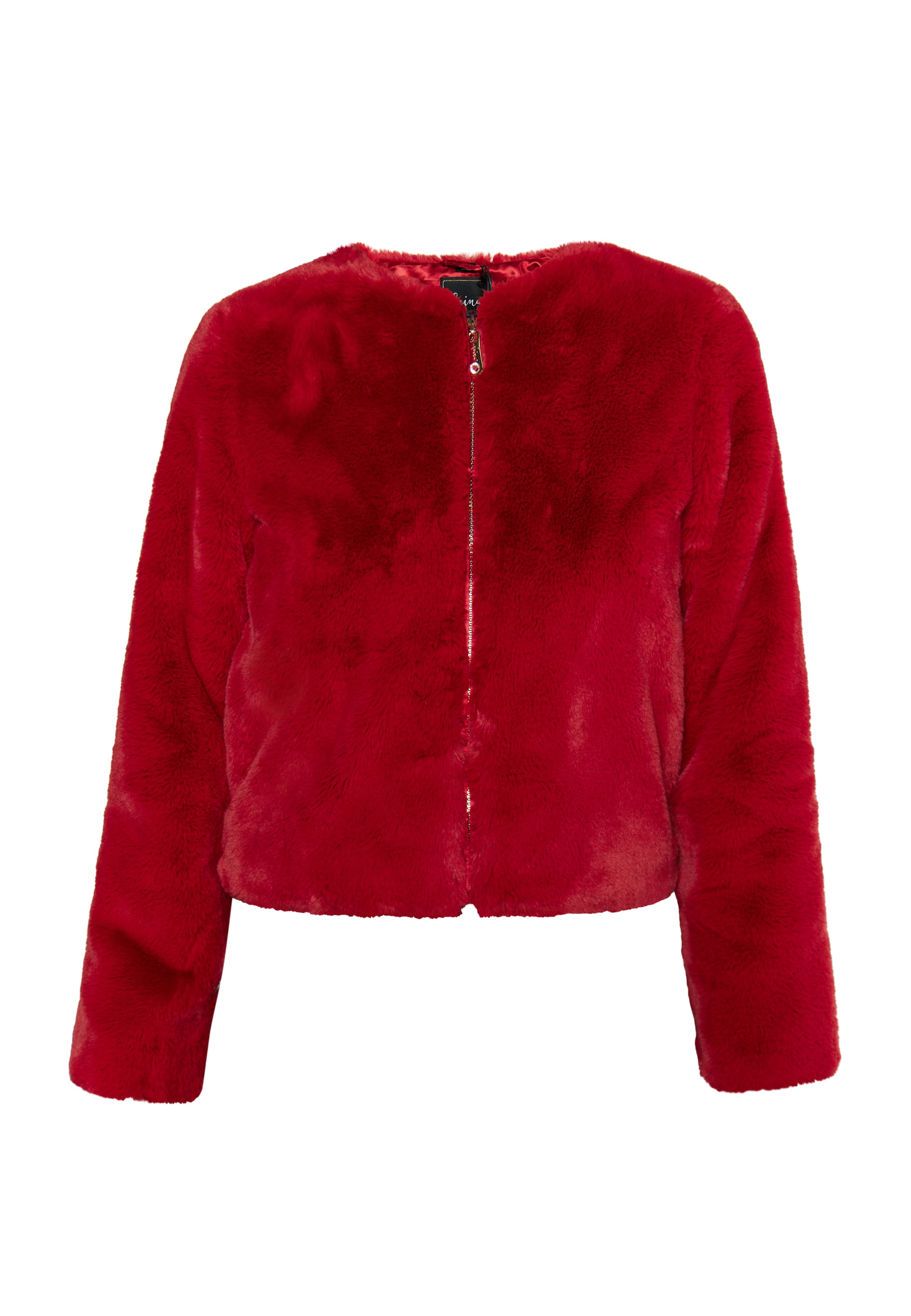 faina Φθινοπωρινό και ανοιξιάτικο μπουφάν σε κόκκινο: μπροστά