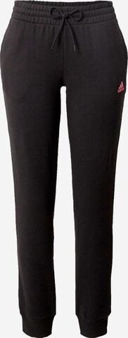 Pantalon de sport 'Essentials' ADIDAS SPORTSWEAR en noir : devant