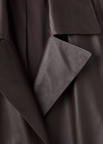 MANGO Between-Seasons Coat 'Brera' in Brown