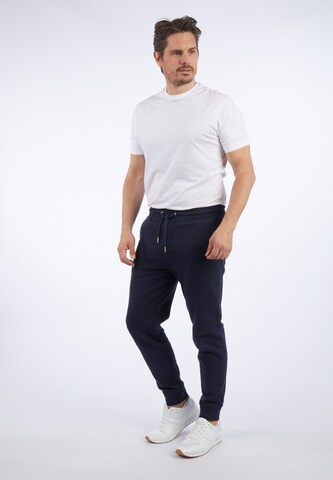HECHTER PARIS Tapered Trousers in Blue