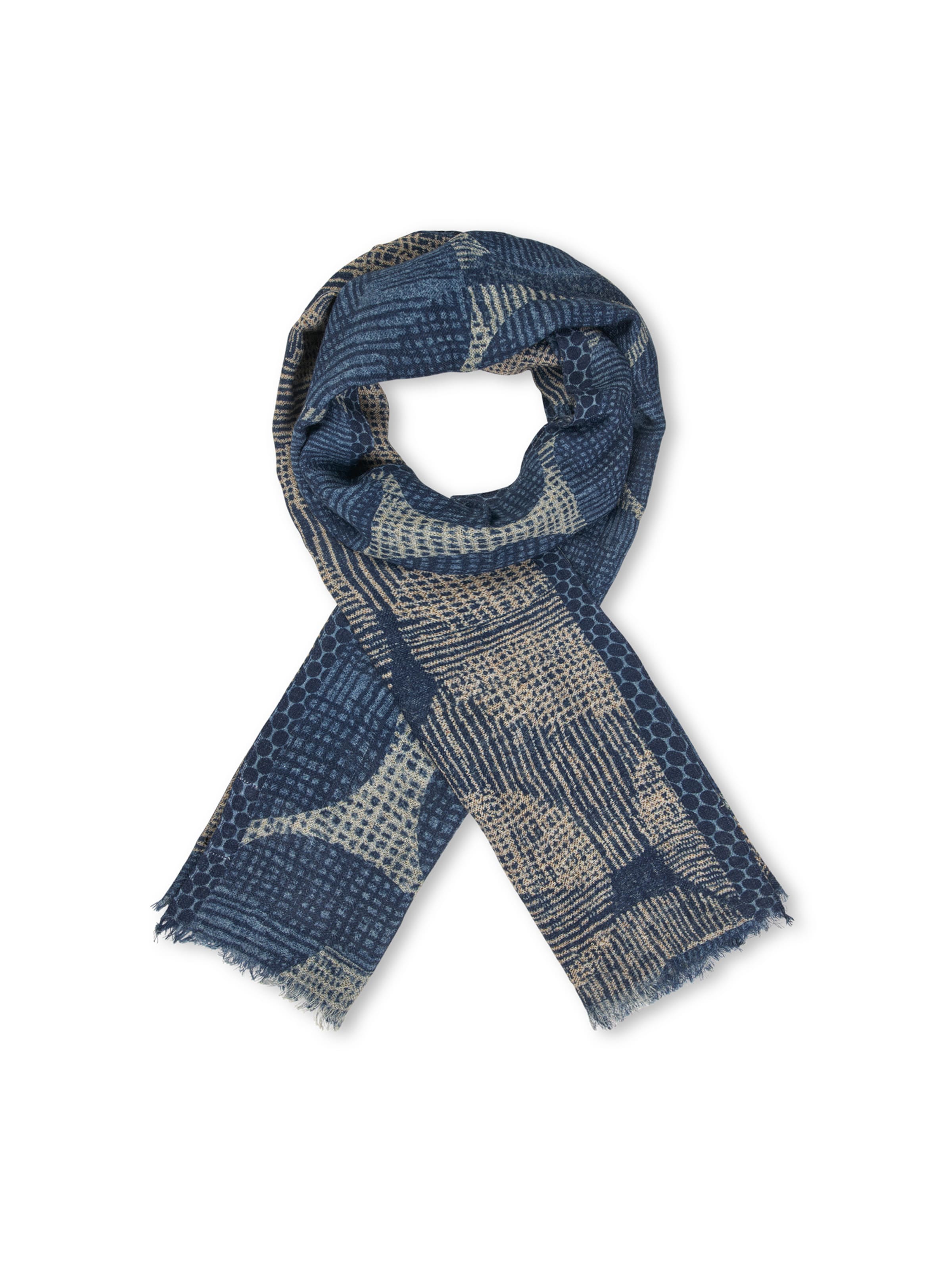 Masai Sjal 'Arlonia' i blå: forside