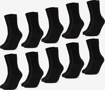 Occulto Socks 'Inge' in Black: front