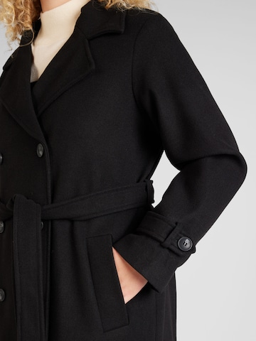 Vero Moda Curve Between-Seasons Coat 'Fortune Vega' in Black