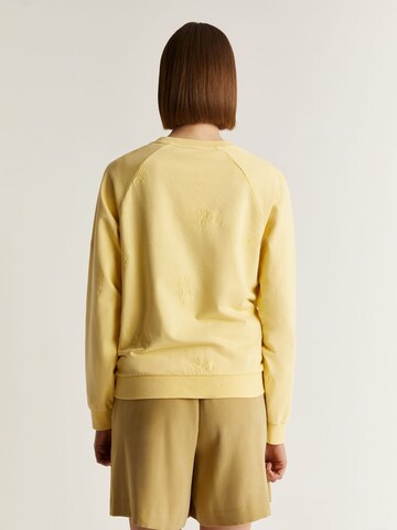 Sweat-shirt Scalpers en jaune