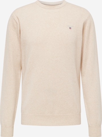 GANT - Jersey en beige: frente