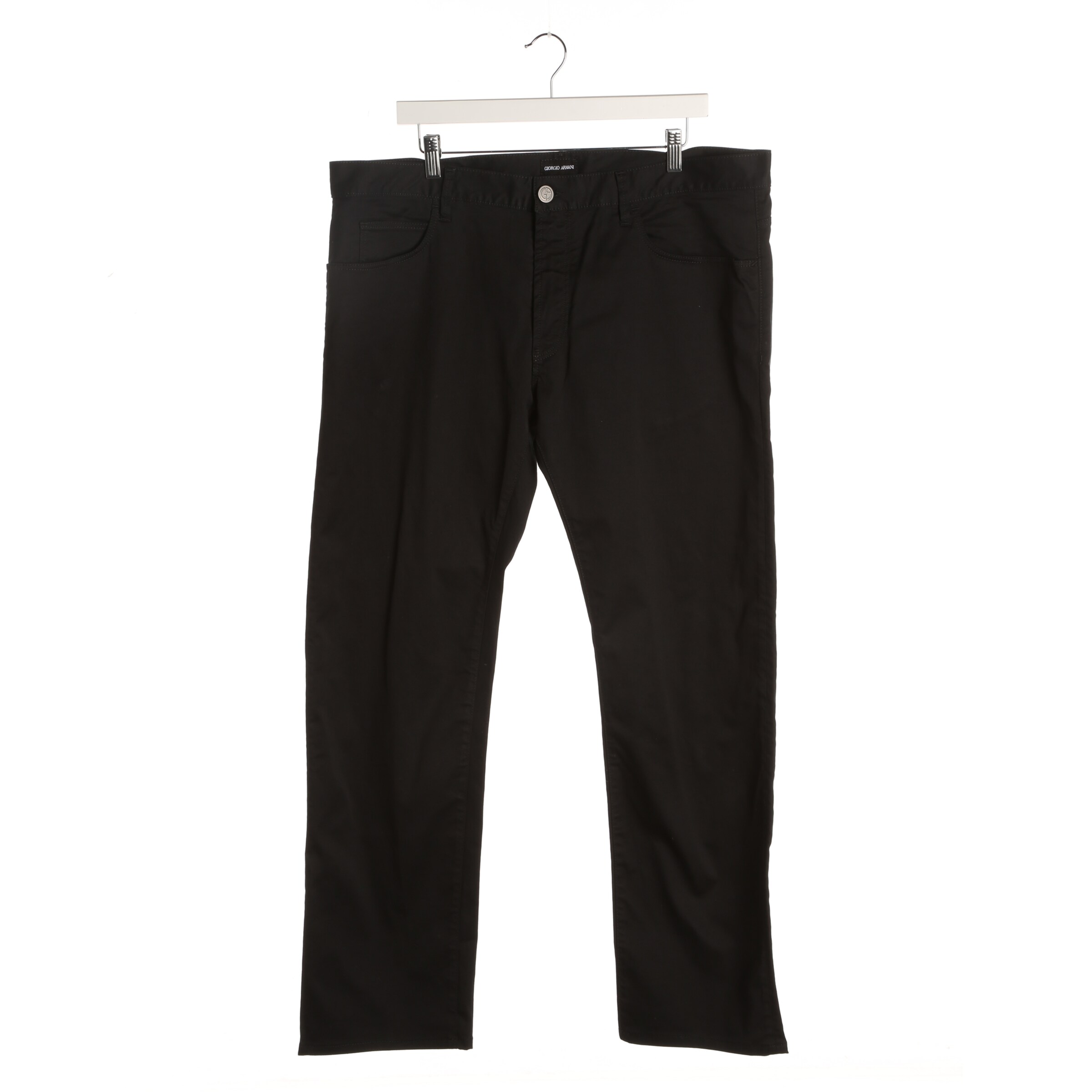 GIORGIO ARMANI Pants in 38 in Black: front