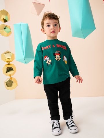 Next Shirt 'Mickey Mouse' in Green