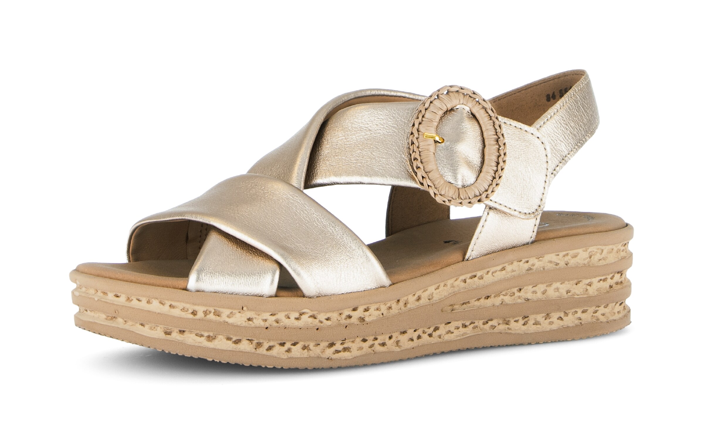 GABOR Sandale in Bronze: Vorderseite