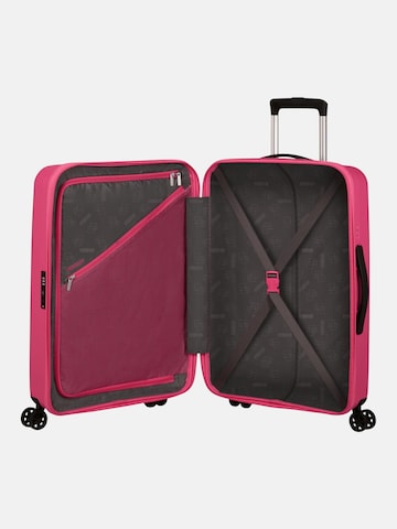 American Tourister Trolley 'REJOY SPINNER 68/25 TSA'‌‌‌‌ in Pink