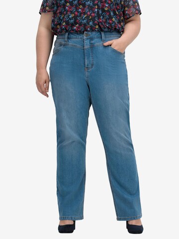 SHEEGO Regular Jeans in Blue: front