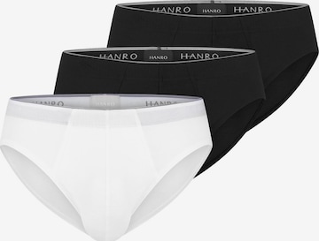 Hanro Slip 'Cotton Superior' in Black: front