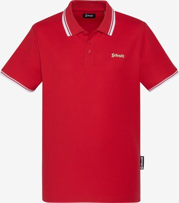 Schott NYC Shirt in Rot: Vorderseite