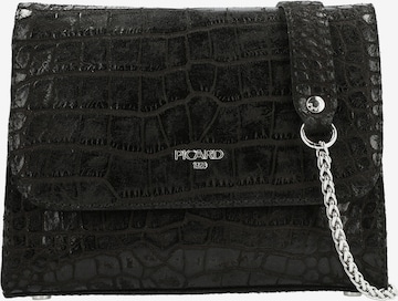 Picard Schultertasche 'Disco' in Schwarz: Vorderseite