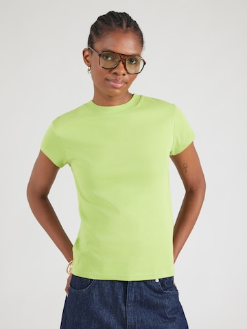 Tricou 'EVERYDAY' de la TOPSHOP pe verde: față