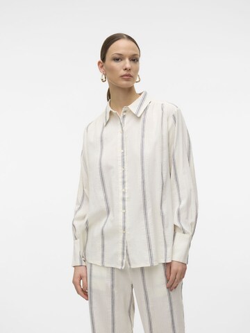 VERO MODA Bluse 'HERDIS ' in Weiß: Vorderseite