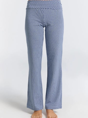 Leela COTTON Pants 'Damen Bio-Baumwoll Komforthose' in Blue: front