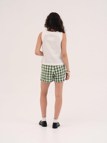 AmourLinen Regular Trousers 'Mia' in Green