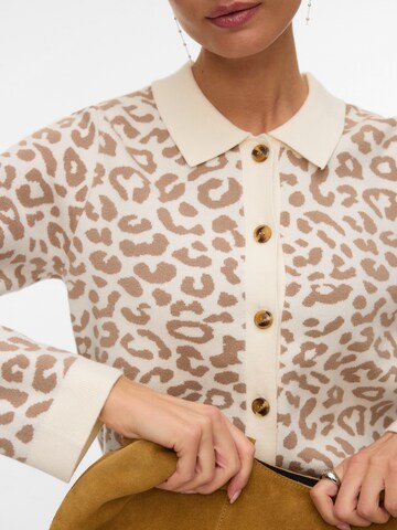 VERO MODA Πλεκτή ζακέτα 'VMRiley' σε λευκό