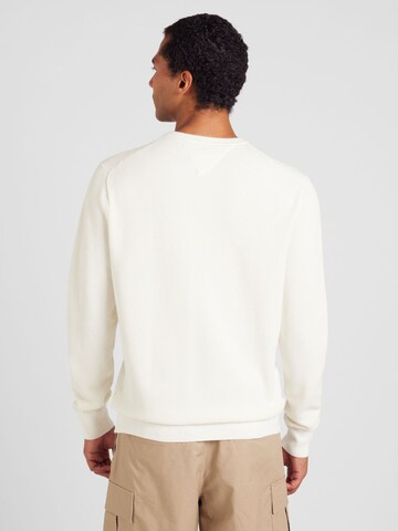TOMMY HILFIGER Sveter 'Essential' - Biela